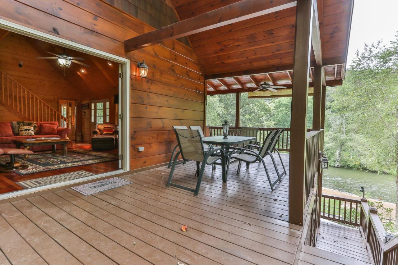 Heaven On The Toccoa Where You Will Enjoy The Sites And Sounds Of The Toccoa River Mineral Bluff Exterior foto