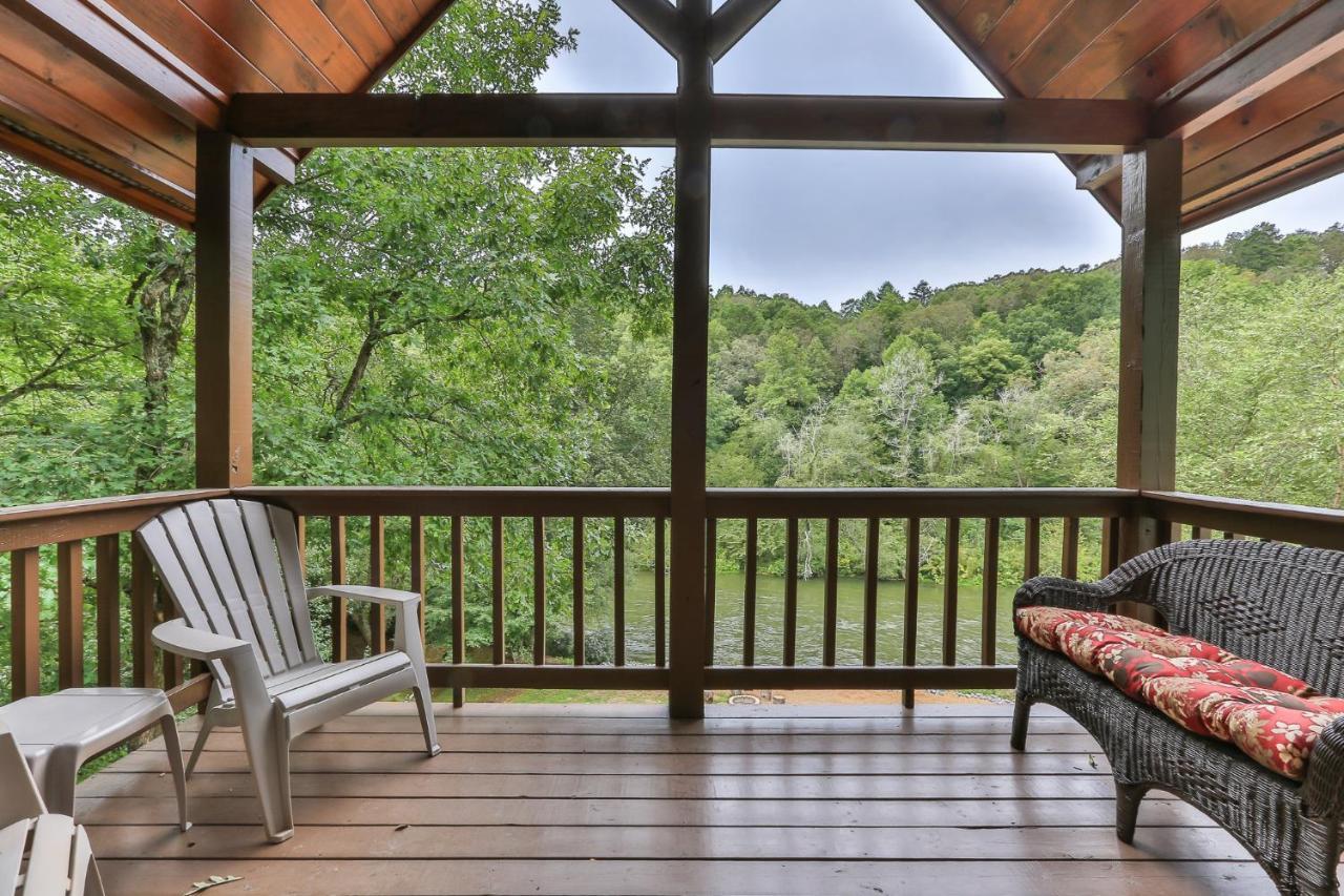 Heaven On The Toccoa Where You Will Enjoy The Sites And Sounds Of The Toccoa River Mineral Bluff Exterior foto
